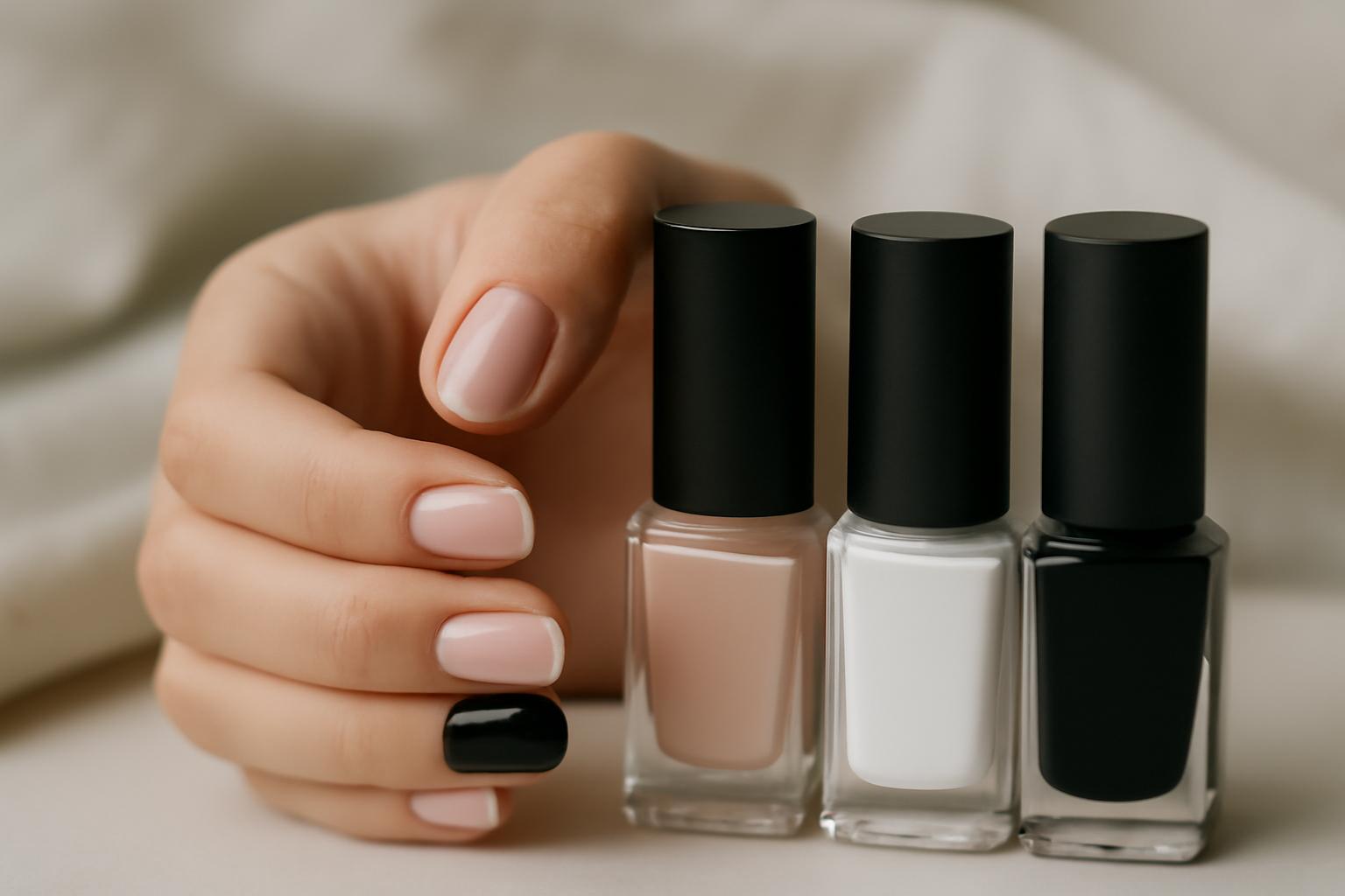 Delikatny manicure w kropki na paznokciach w 2026 roku