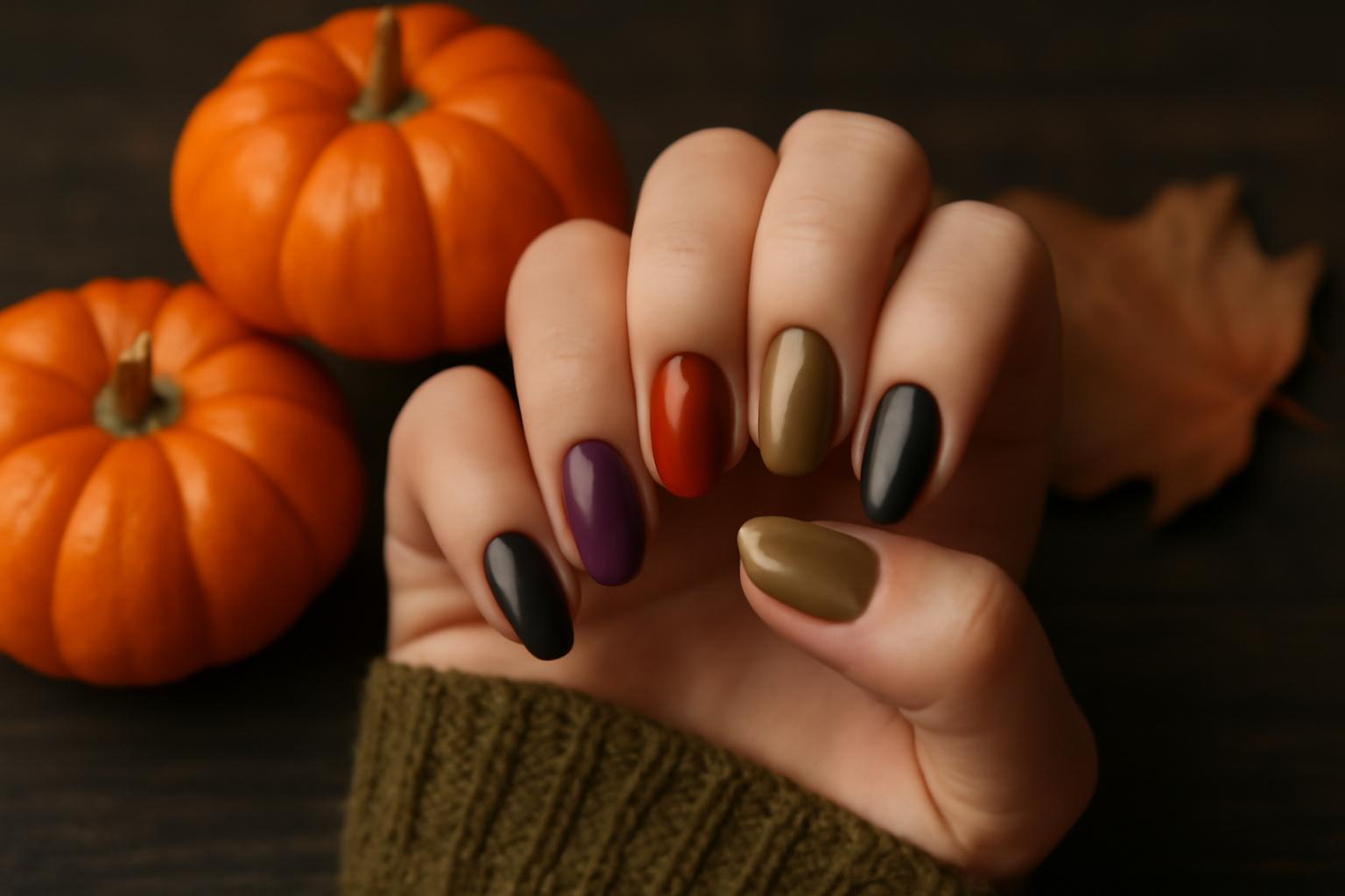 Halloweenowe paznokcie 2026: trendy i inspiracje