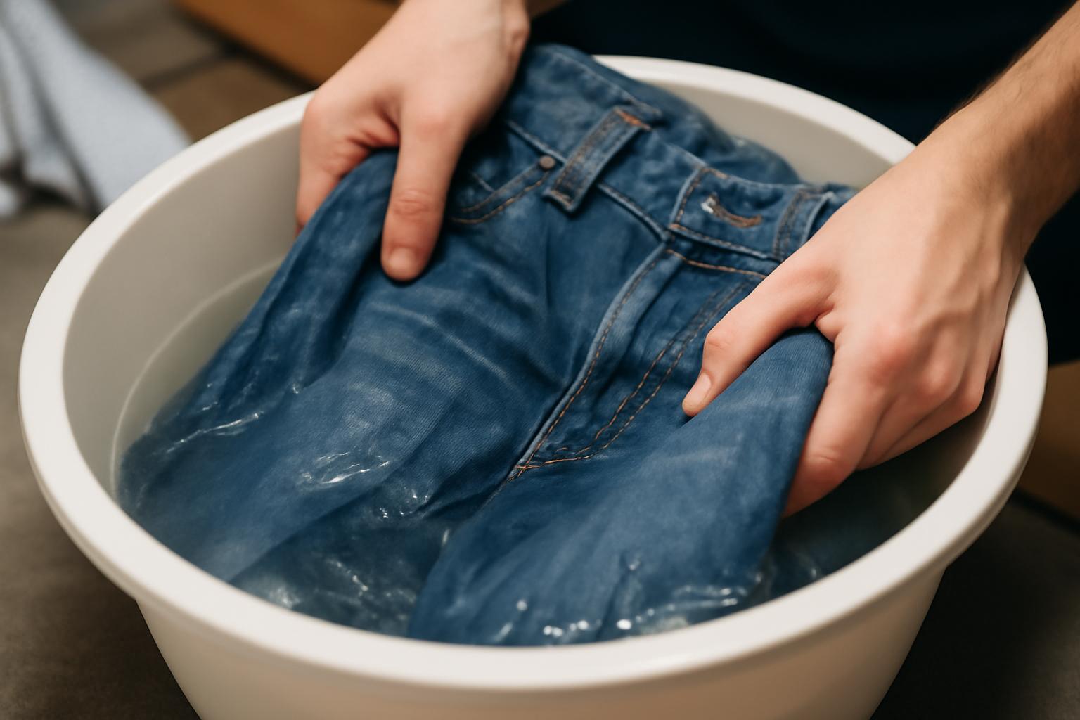Jak zmiękczyć surowe jeansy raw denim w domu