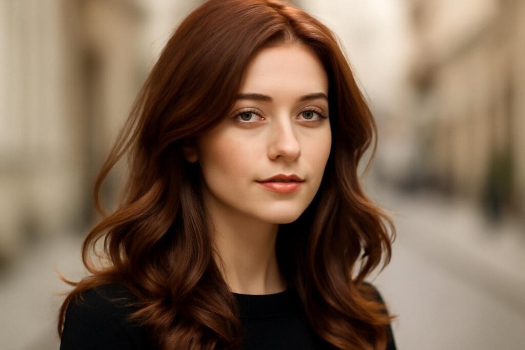 Kasztanowe włosy – modne odcienie i komu pasują