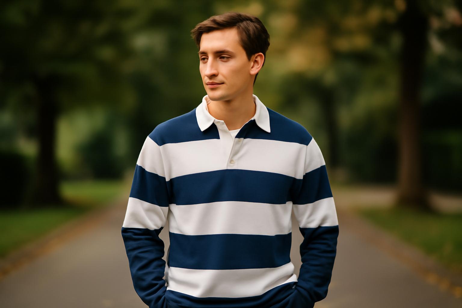 Koszulki rugby na jesień 2026 – modny trend preppy