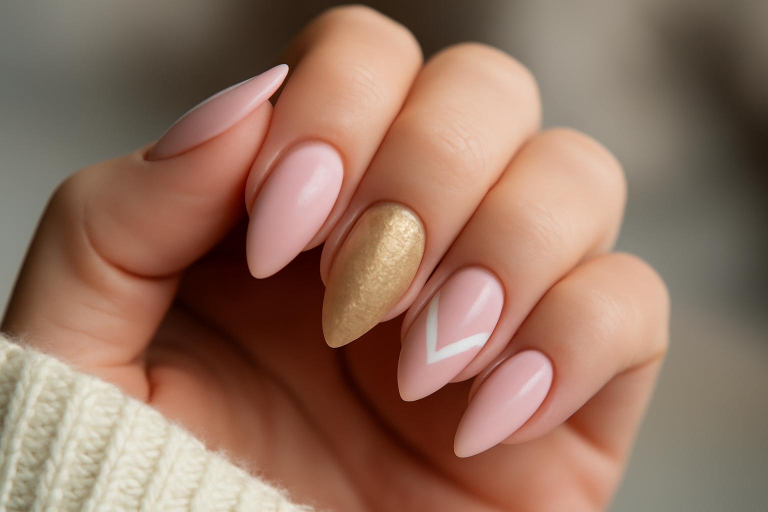 Krótkie paznokcie stiletto – modne stylizacje i zasady