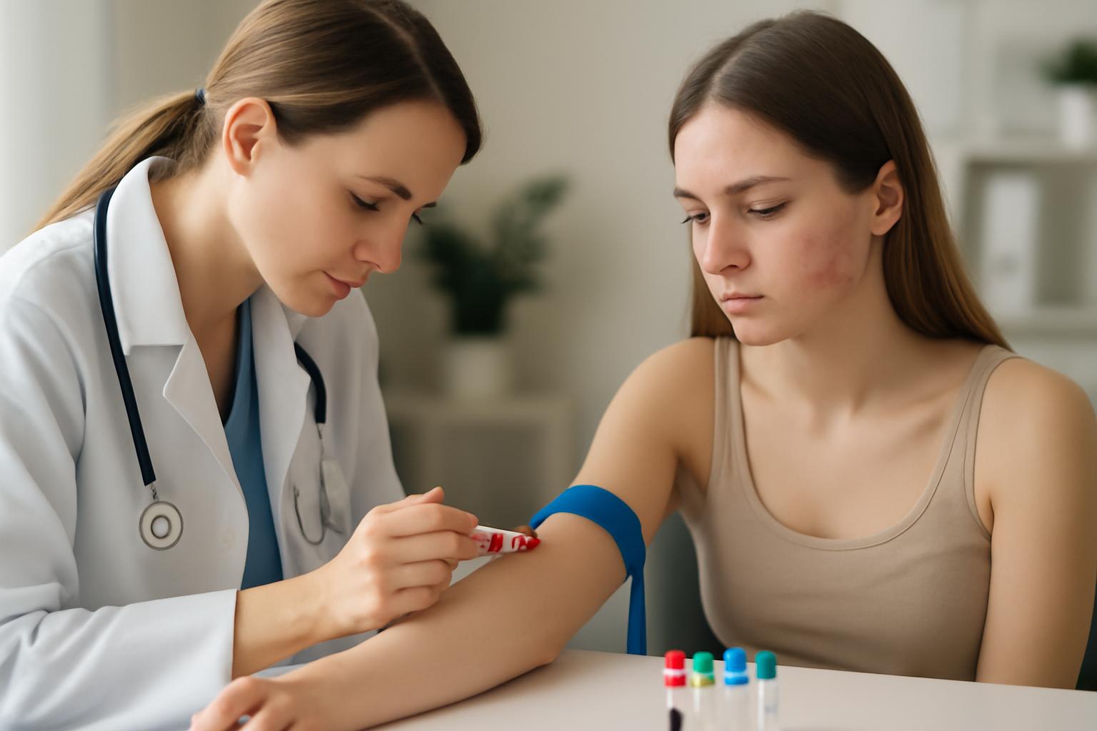 Leczenie trądziku hormonalnego na brodzie i żuchwie