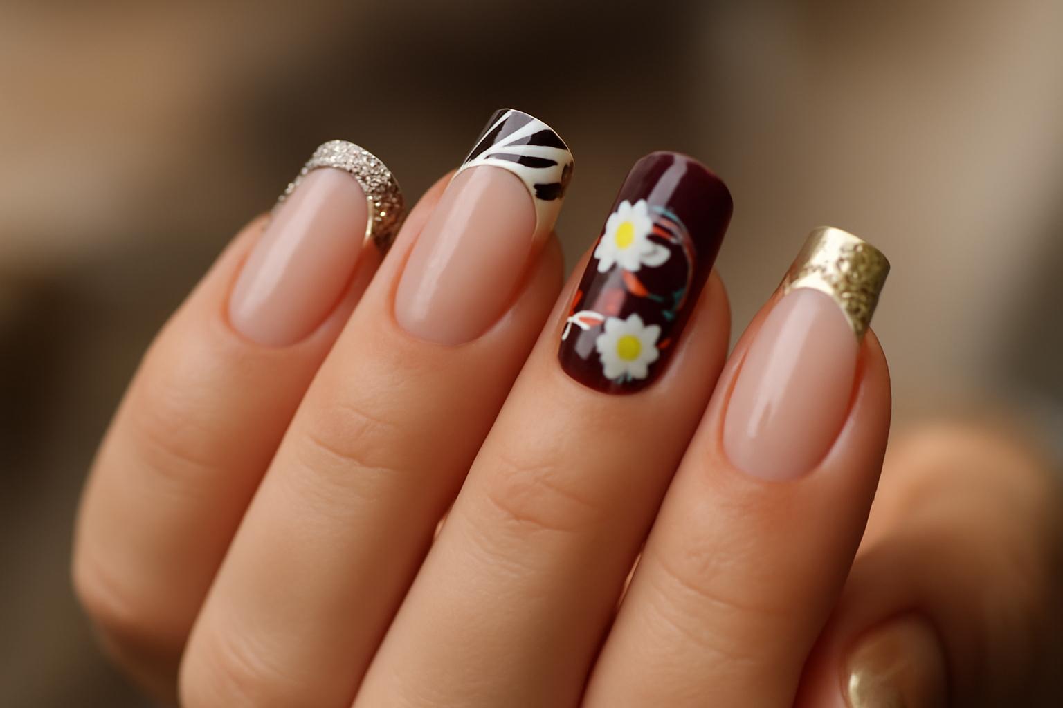 Maksymalistyczny manicure 2026 na długich paznokciach
