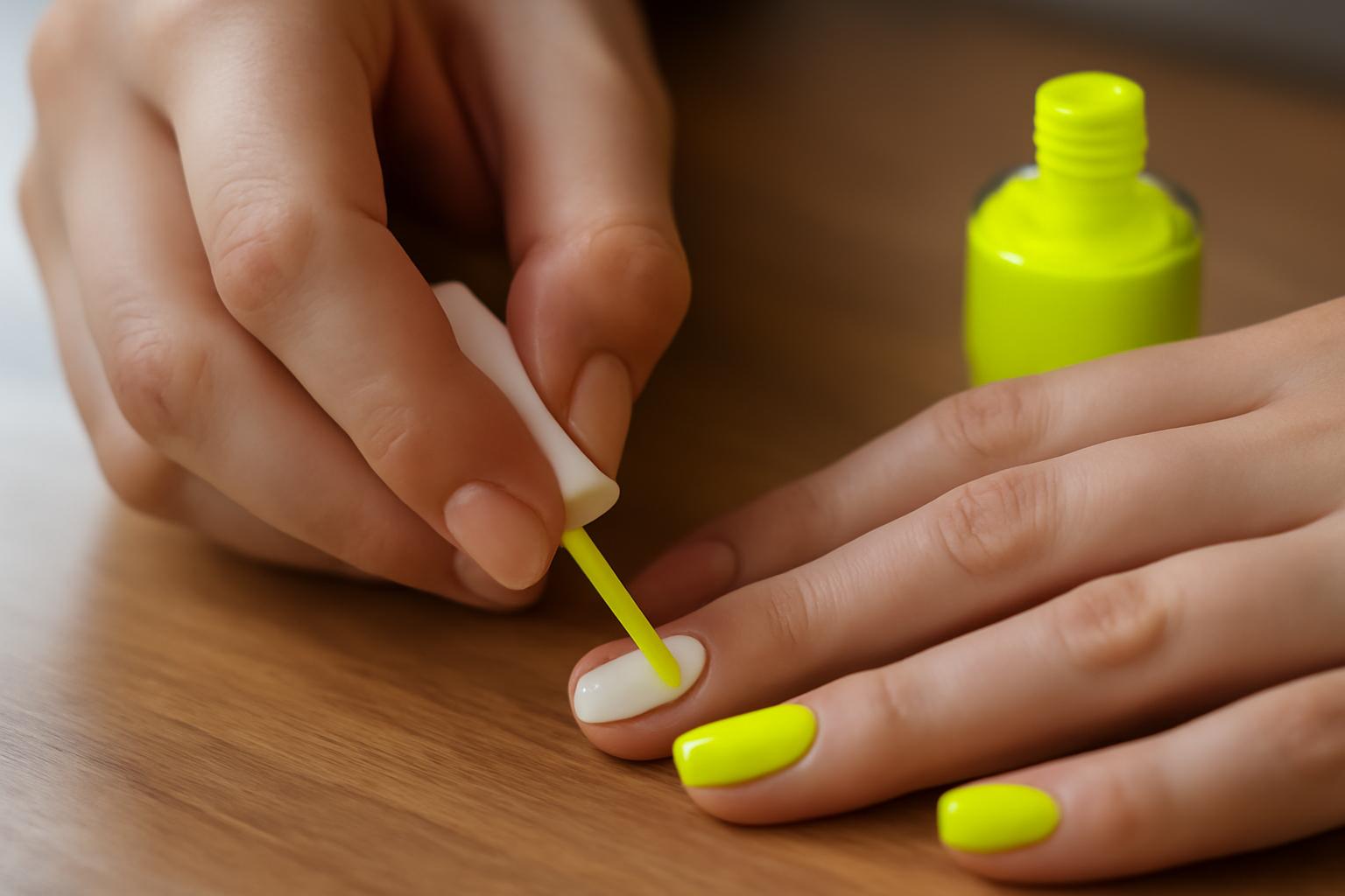 Neonowy french manicure 2026: trendy i inspiracje