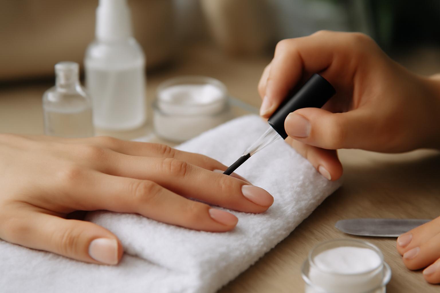 Oliwkowy manicure „dirty martini nails” – trendy i styl