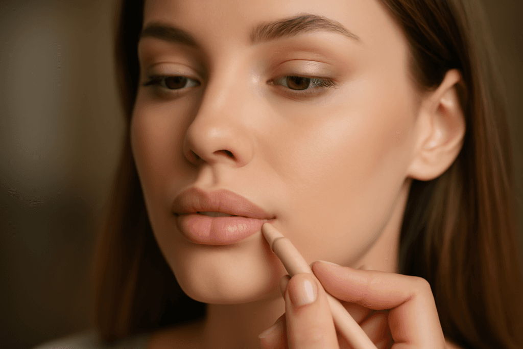 Optyczne powiększenie ust: techniki konturowania krok po kroku