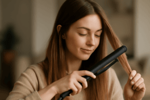 Stylizacja na ciepło: jak używać prostownicy/lokówki bez zniszczeń