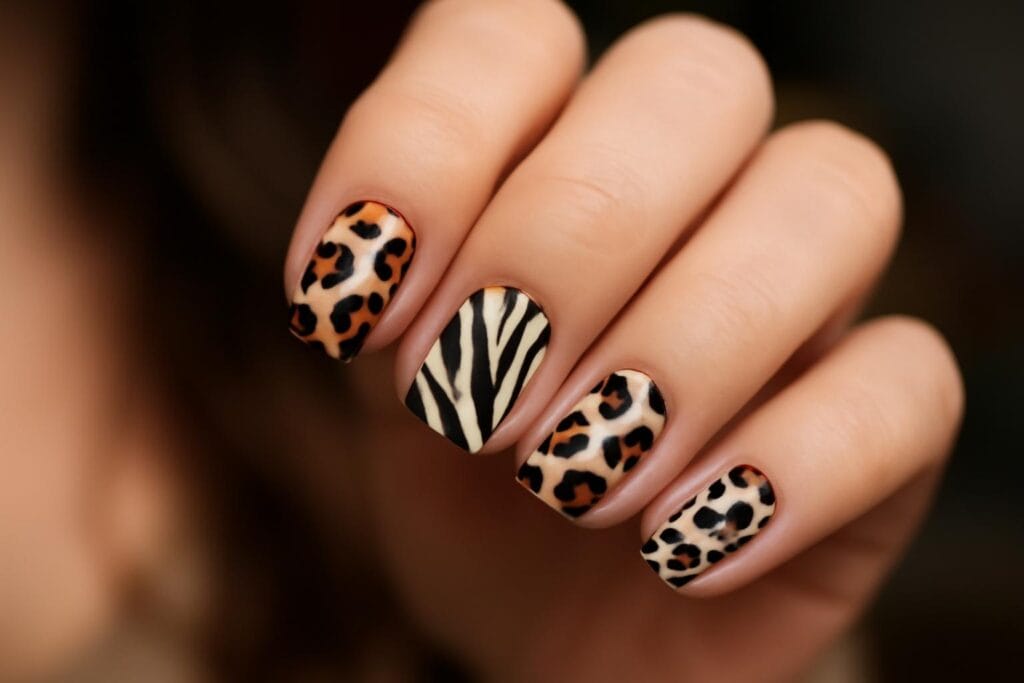Zwierzęce printy na paznokciach: trendy manicure 2026