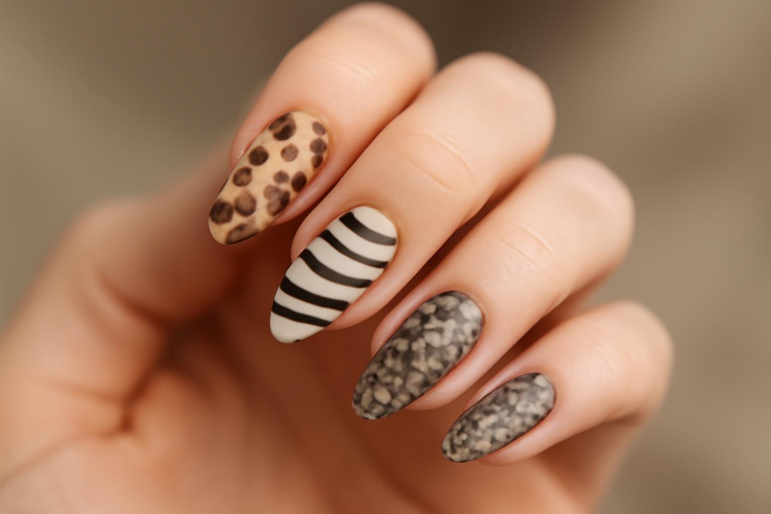Zwierzęce printy na paznokciach: trendy manicure 2026